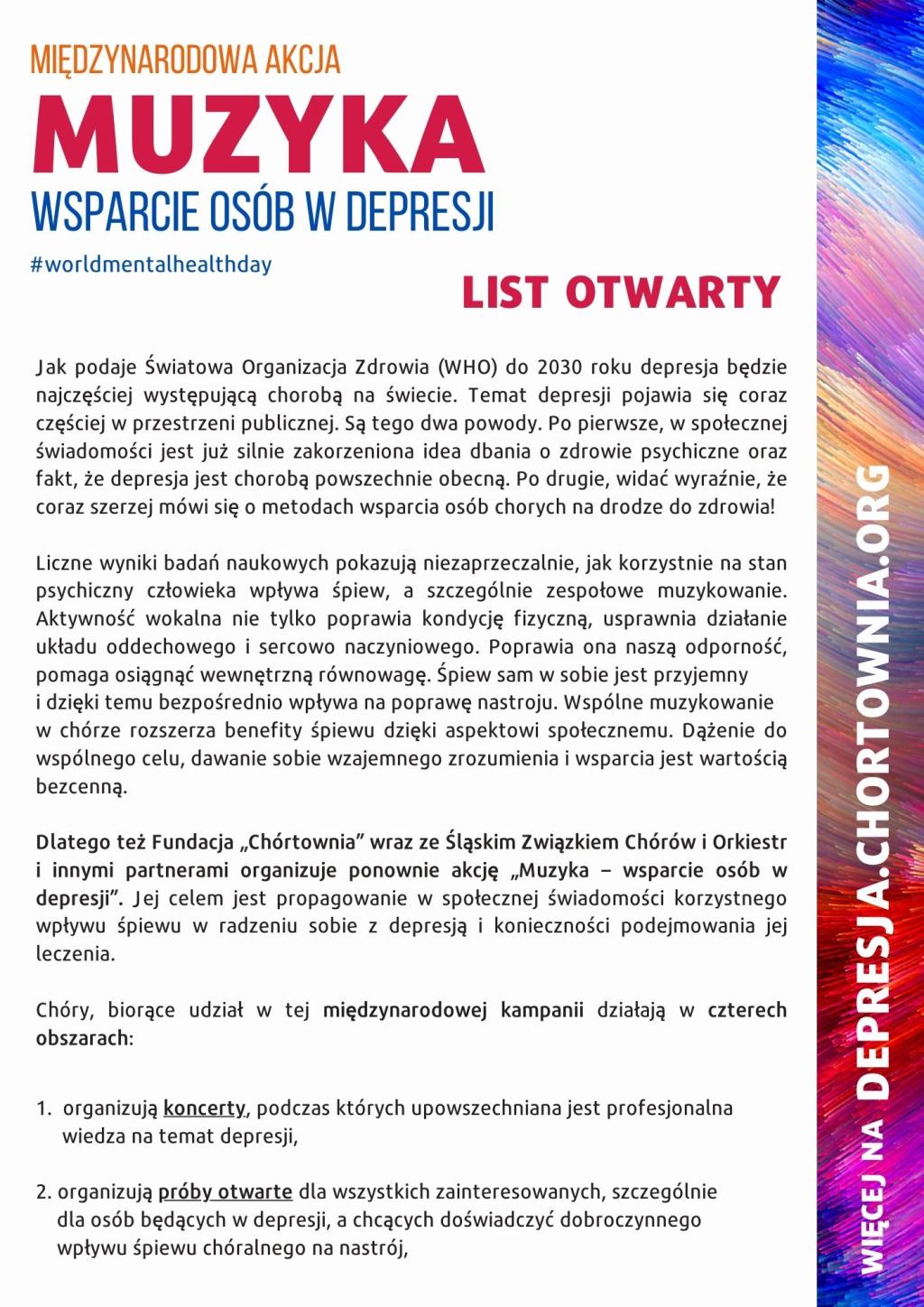 List otwarty List otwarty