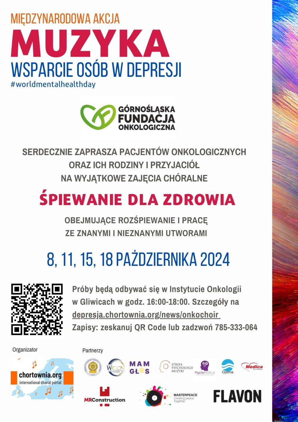 Śpiewanie dla zdrowia w Instytucie Onkologii w Gliwicach