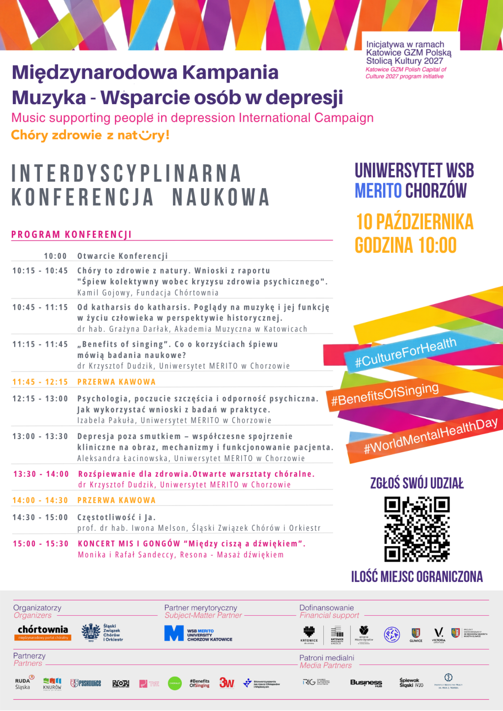 Śpiew i zdrowie psychiczne - konferencja naukowa